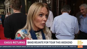 Patsy Kensit shuts down awkward Oasis question about ex Liam Gallagher
