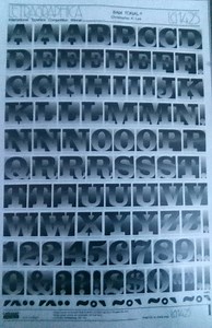 TONAL - Letragraphica Letraset Dry Rub on Letter Transfers (choose Font Size) - Etsy