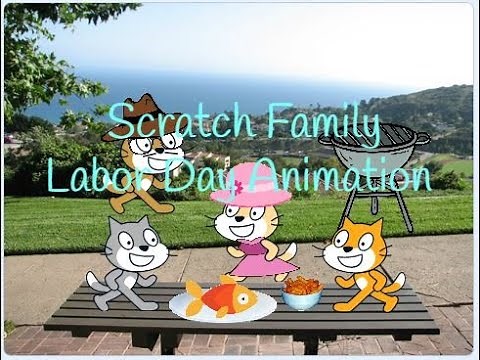 Scratch Showcase | Scratch Family Labor Day Animation | how to create scratch animation