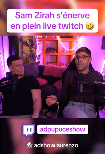 Sam Zirah s’énerve en plein live sur Twitch