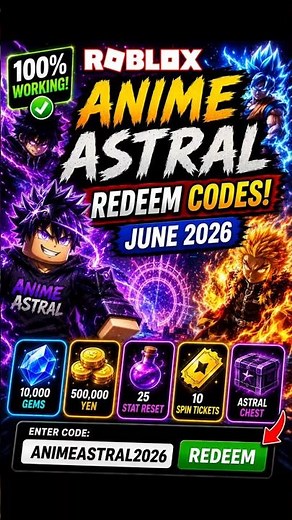 Roblox Anime Astral Codes | Anime Astral Simulator Codes #animeastral