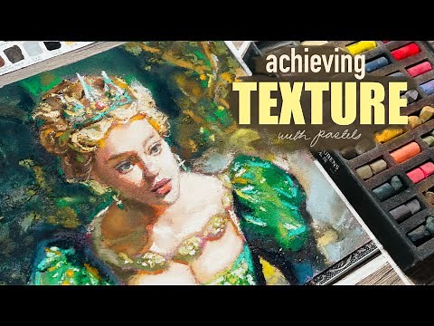 Soft pastels + oil pastels mixed media Painting process | PAINT WITH ME