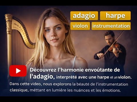 Adagio - Harpe & Violon : Instrumentation Relaxante