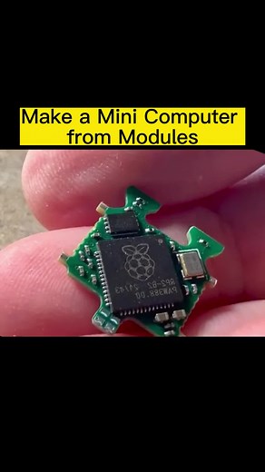 Use modules to make a computer of your own. Have you ever seen such a small computer? #electronic #fpga #design #semiconductor #components #module