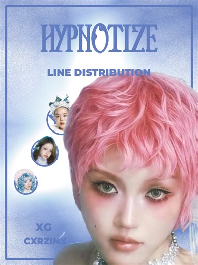 HYPNOTIZE - XG [LINE DISTRIBUTION] #cxrzinx #xg #hypnotize #xgalx #xg_thecore_核
