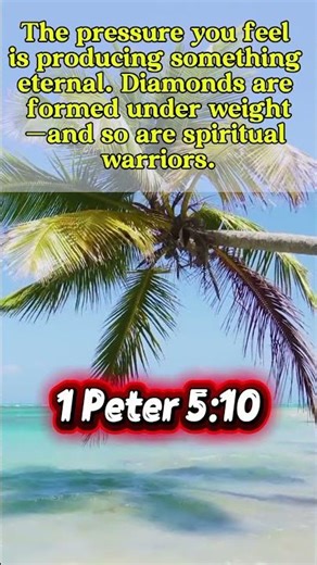 The pressure you feel is producing something eternal. — 1 Peter 5_10 #shorts