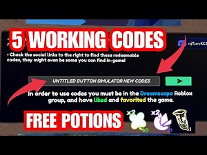🎁 5 WORKING CODES IN ENTROPY MINI-UPDATE 🎁🤯 | Roblox Untitled Button Simulator