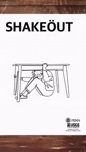 Did you feel that? The Great ShakeOut earthquake drill is Thurs., Oct. 17 at 10:17 a.m. (local time). We never know where or when an earthquake may happen, but preparing is easier than assembling a piece of Scandinavian furniture. Don’t believe us? Take a look at this step-by-step guide. You can follow these basic steps to take part in the drill and learn more about how to prepare for earthquakes. Join FEMA Federal Emergency Management Agency, USGS, and millions of others for the world’s largest