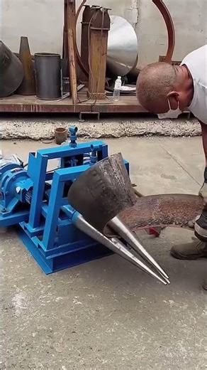 Forming process of conical iron parts