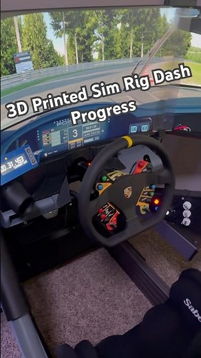 Progress On 3D Printed Sim Rig Interior