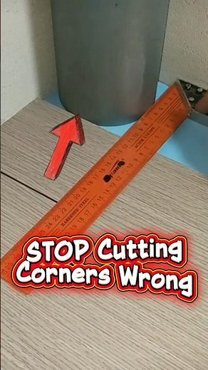 STOP Cutting Corners Wrong! Perfect Round Edge Tutorial #CurvedEdge #ShortsTutorial