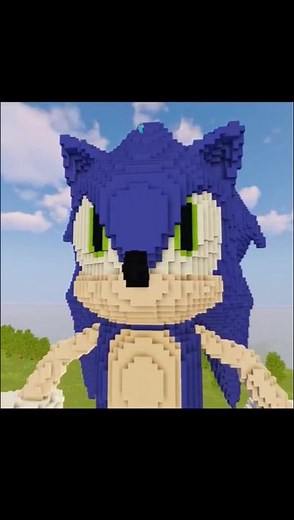 Sonic Statue Build in Minecraft - Step-by-Step Guide