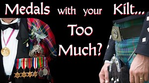 How could you represent military pride and celtic heritage in your kilt outfit? Would you wear ribbons with a fly plaid? | USA Kilts
