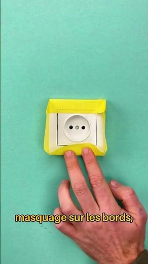 Painting hack for clean lines