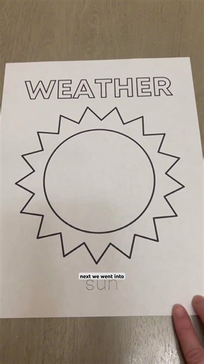 Easy Weather Lesson for Kids | Simple Homeschool Idea 🌦️