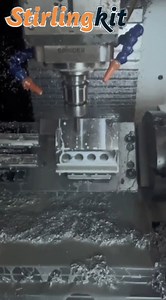 V8 cylinder block machining process Stirlingkit.com https://bit.ly/4fSi3TD | Stirlingkit