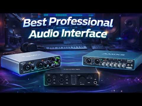 Top 3 Best Professional Audio Interface for Music & Recording