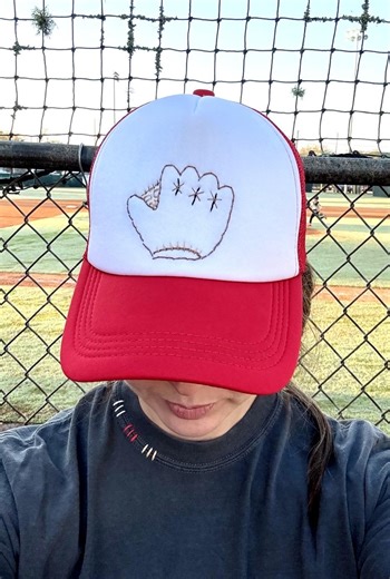 Custom Hand-embroidered Baseball Cap | Personalized Team Colors Trucker Hat - Etsy