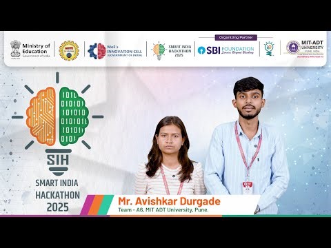 Smart India Hackathon 2025 ⁨‪@MITADTUniversityPune‬