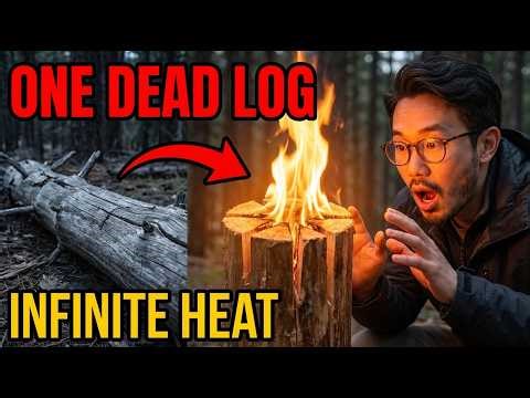 One "Dead" Log Creates Infinite Heat All Night — Forgotten Since 1943