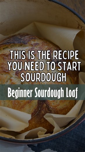 New to sourdough? This beginner-friendly sourdough recipe is what you need! It shows you exactly how to make your first loaf, step by step, without the stress - including a video tutorial to help you along the way. Simple instructions and good bread - it’s the recipe I wish I had started my sourdough journey with! Grab the recipe on my website (video in the recipe card or on my YouTube channel): https://amybakesbread.com/no-knead-rustic-sourdough/ or comment “RECIPE” and I’ll DM it to you! #sour