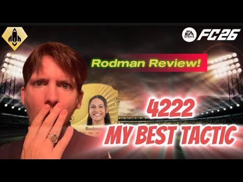 🔥 FC26 4222 Tactic, BEST Tactic I’ve made! + Trinity Rodman (85 OVR) — ST & Winger Review