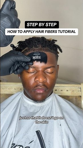 How to apply TOPPIK HAIR FIBERS Tutorial