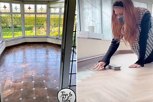 Stacey Solomon completes first renovation in new home - sharing before & after pics