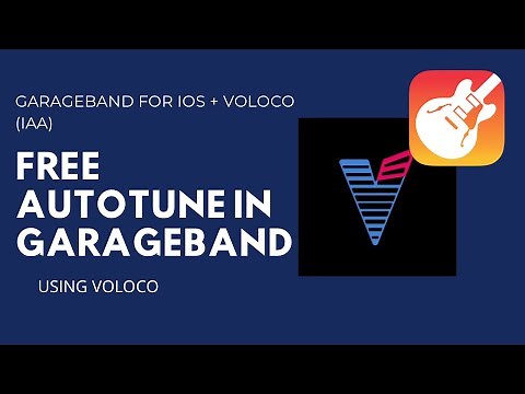 How to add AUTOTUNE to GarageBand using VOLOCO (for FREE)