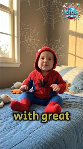 Baby Spider-Man 😍 | Cutest Superhero Ever | With Great Naps Come Great Snacks! #cute #baby