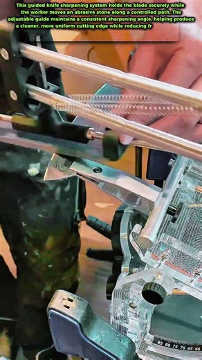 Smart Knife Sharpening System: How Workers Refine Blade Edges Precisely