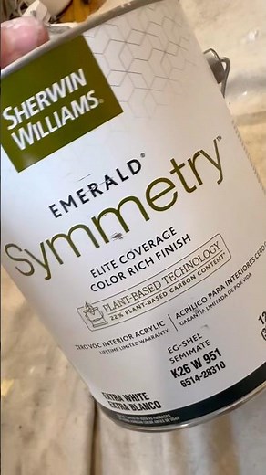 Trying out the new Emerald Symmetry line from #sherwinwilliamspaint #paintday #paintingcontractor