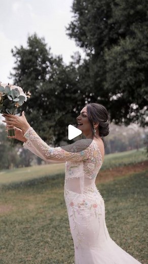 Ahaana Krishna on Instagram: "Going to be my most favourite Reel in a while 😋 wearing a beautiful gown by @orchiddesignsbyansu shot and edited by @steamboxstories makeup & hair @brahma_hairandmakeup floral bouquet by @simevents.in 💐🤍✨"