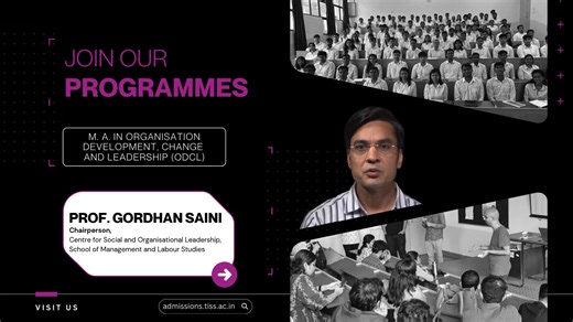 1.7K views · 42 reactions | The future of responsible leadership begins with understanding change. Listen to Prof. Gordhan Saini discuss how TISS’s ODCL programme prepares students to lead with clarity, empathy, and strategic vision. #ODCL #TISS #Leadership #OrganisationDevelopment | TISS - Tata Institute of Social Sciences | Facebook