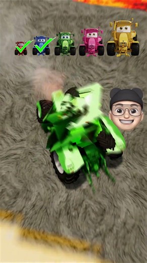 bigsmall tractor vs Lava😲 beamng drive #beamngdrive #viralshorts #challenge