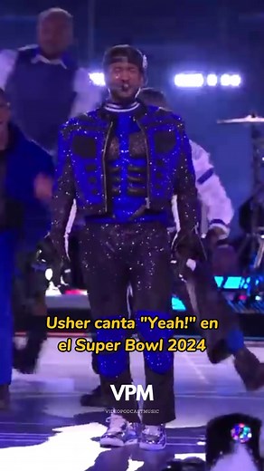 Usher canta 'Yeah!' con Lil Jon y Ludacris en Super Bowl 2024