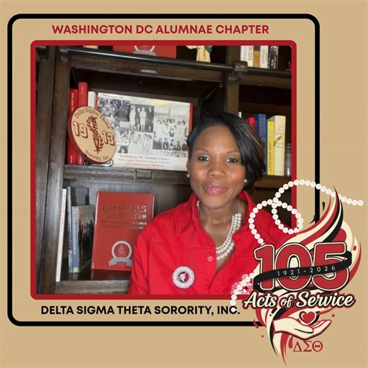 🔺105 Years. 105 Acts. A Legacy in Action. 🔺 In celebration of 105 years of service, the Washington, DC Alumnae Chapter of Delta Sigma Theta Sorority, Incorporated proudly presents our 105 Acts of Service campaign. This initiative is rooted in our legacy of public service and honors the commitment of our Founders and the generations of sorors who have served with purpose, courage, and compassion. Through 105 intentional acts of service, both individual and collective, we are uplifting communiti