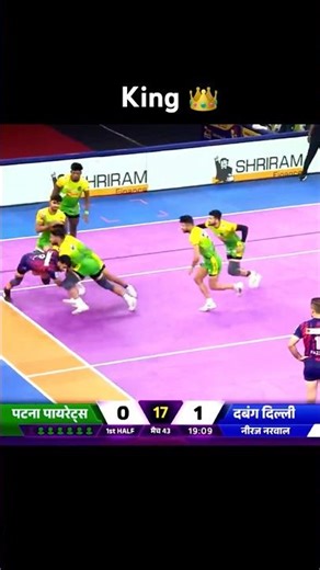 Pro kabaddi match on top💪 #kabaddi #prokabaddi