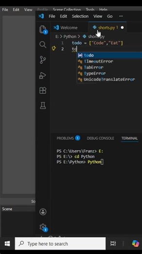 How to learn Python List Append and Pop #shorts #python