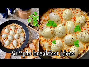 Breakfast ideas for lazy mornings 😜😃/easy breakfast recipes/simple breakfast recipes