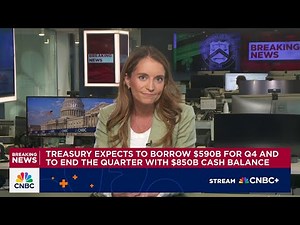 U.S. Treasury expects to borrow $1T for Q3, higher than earlier announced