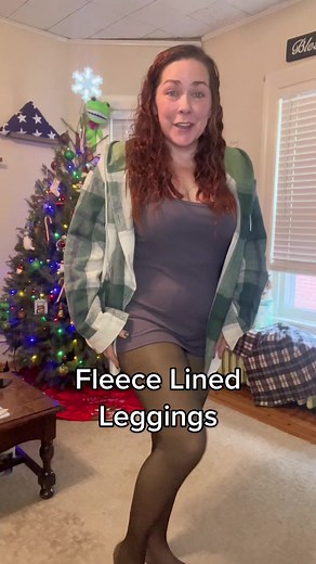 Fleece Lined Transparent Leggings - Winter Must-Have!
