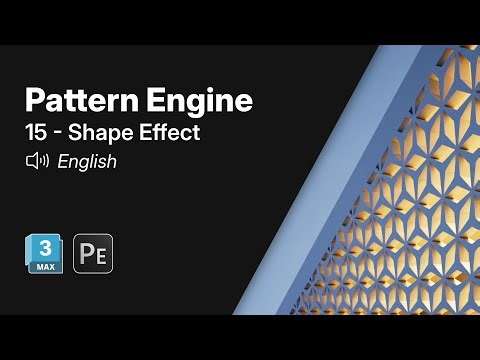 Getting Started with Pattern Engine for 3ds Max | 15 - Shape Effect