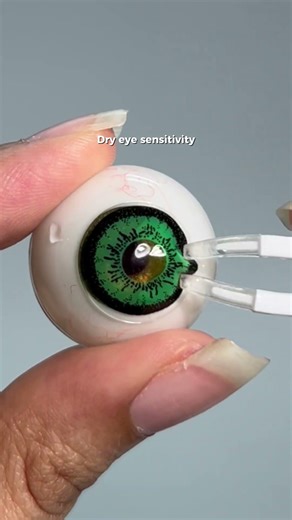 Why are colored contacts uncomfortable for some people?