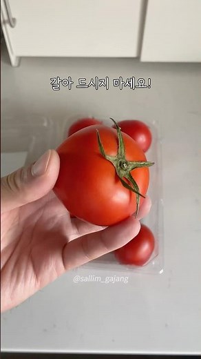 항암력 9배 올려주는 토마토주스 만드는 방법!
