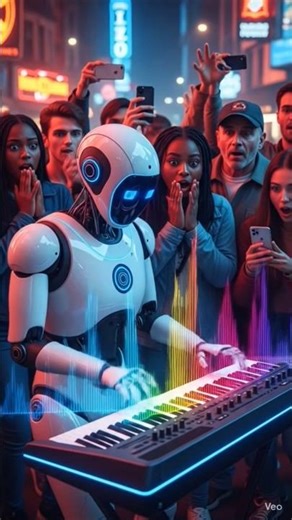 “AI Robot Playing Keyboard 😱🔥” #shots #youtubeshorts #aivideo#usashorts#fpy #foryou