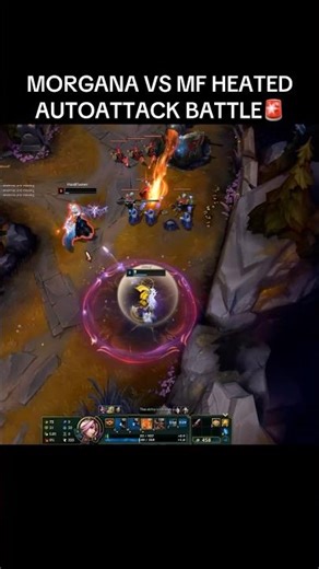 HEATED auto attack battle! #morgana #leagueoflegends #floptropica #edit #leagueoflegendsclips