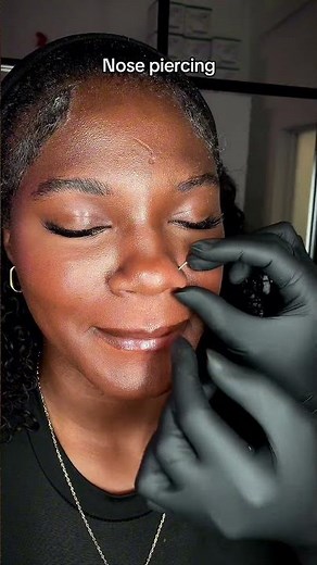 Beautiful nose piercing ✨