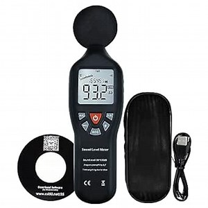 Decibel Meter Sound Level Meter Data Logger with CD Software Audio Decibel Noise Measure Tester 30 – 130 dB Audio Noise Measuring Range with Backlit LCD Display, Data Record Function: Amazon.com: Industrial & Scientific