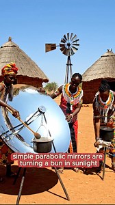 In remote parts of South Africa, solar mirror kitchens are transforming how families prepare food without relying on fuel or electricity. These systems use concentrated sunlight as the sole energy source for cooking. Curved reflective mirrors focus sunlight onto a central cooking pot, generating high temperatures capable of boiling, frying, and baking. The process works entirely off-grid and produces no smoke or emissions. This approach reduces dependence on firewood, which helps slow deforestat